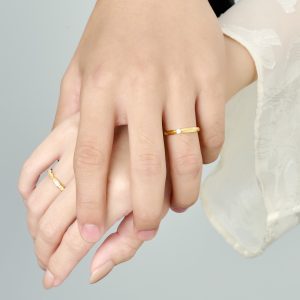 Cặp Nhẫn cưới Vàng ROSE
