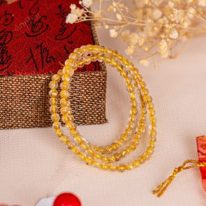 Vòng Tay Thạch Anh Tóc Vàng